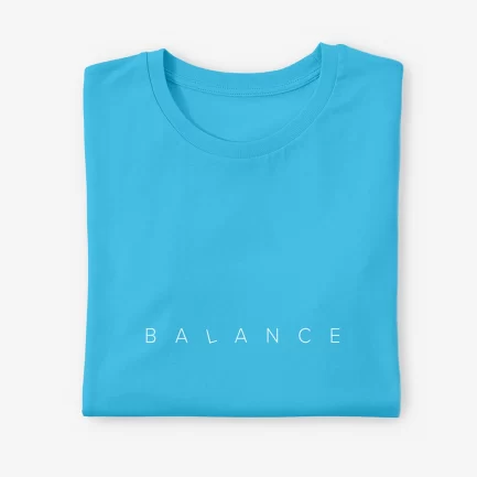 Aqua blue t-shirt | Balance